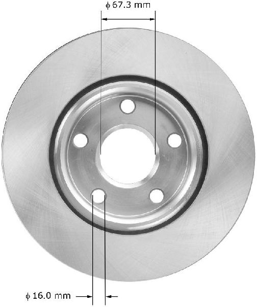 2008-2009 Pontiac G8 Disc Brake Rotor - Front (Bendix)