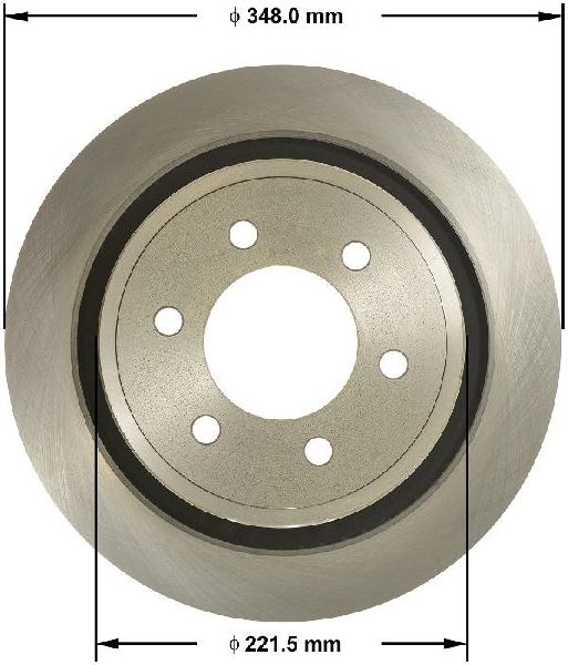 2012-2018 Ford F-150 Disc Brake Rotor - Rear (Bendix)