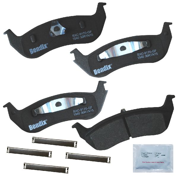 2003-2007 Ford Crown Victoria Disc Brake Pad Set - Rear (Bendix)