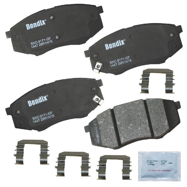 2010-2012 Hyundai Tucson Disc Brake Pad Set - Front (Bendix)