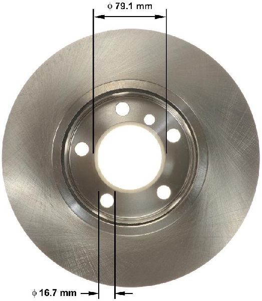 2013-2016 Mini Cooper Paceman Disc Brake Rotor - Front (Bendix)