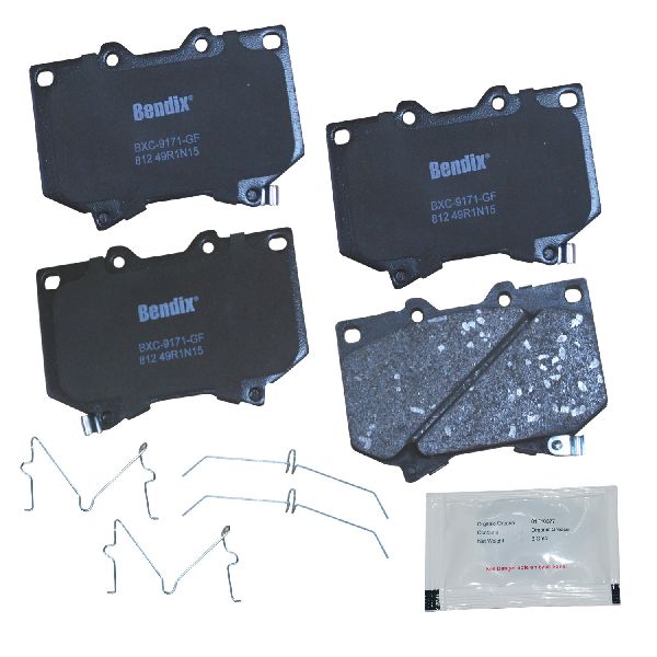 2001-2007 Toyota Sequoia Disc Brake Pad Set - Front (Bendix)