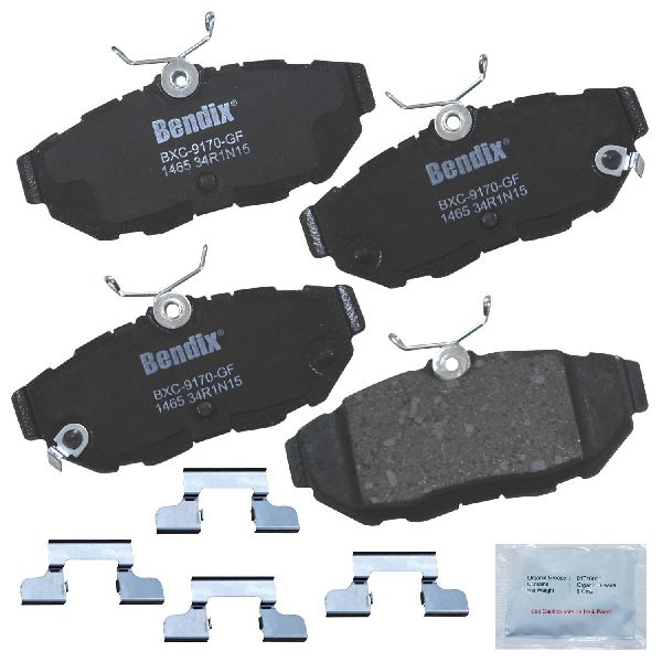 2005-2014 Ford Mustang Disc Brake Pad Set - Rear (Bendix)