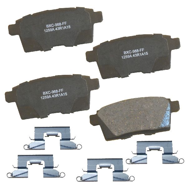 2012 Mazda CX-9 Disc Brake Pad Set - Rear (Bendix)