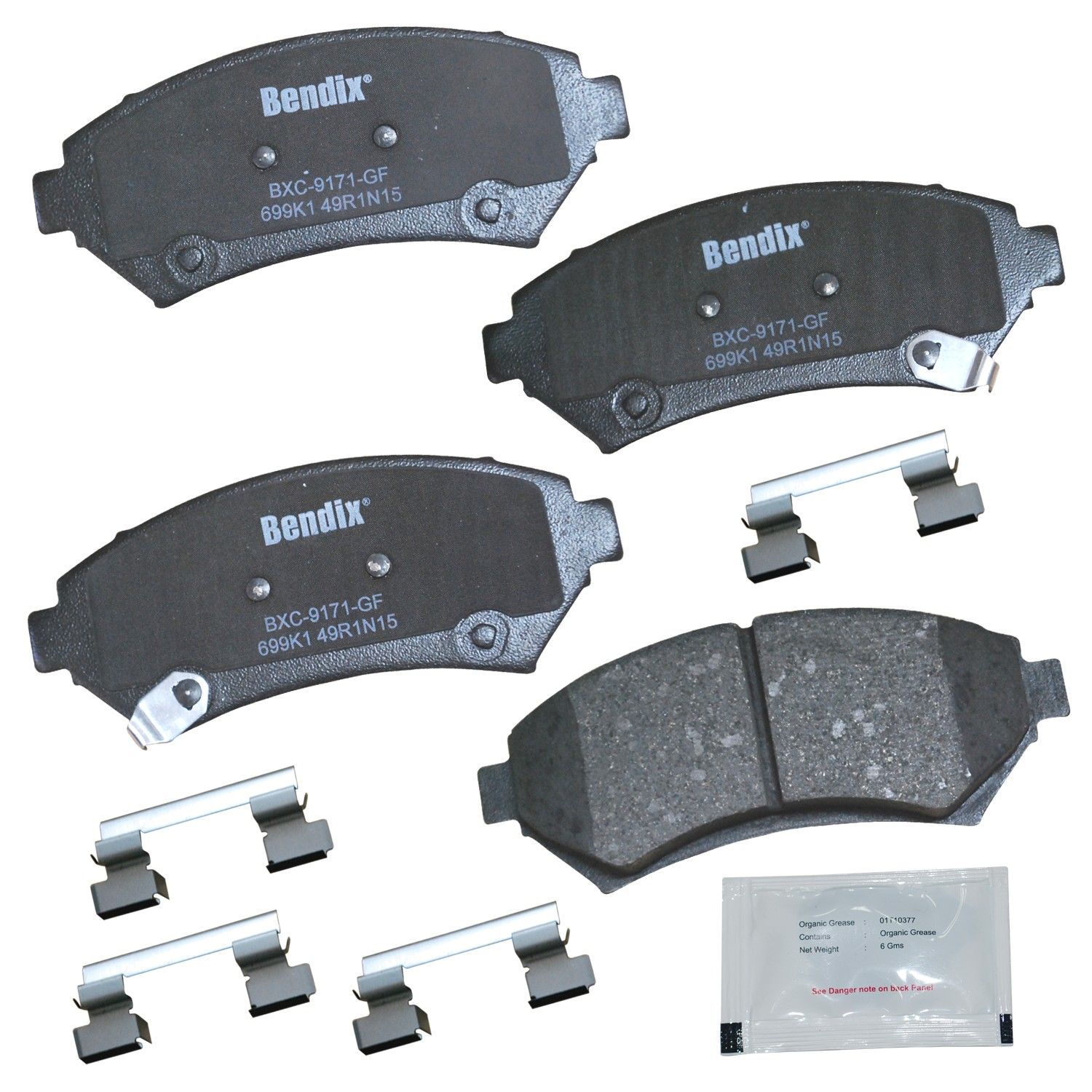 2005, 2004, 2003, 2002, 2001, 2000, 1999, 1998, 1997 Chevrolet Venture Disc Brake Pad Set