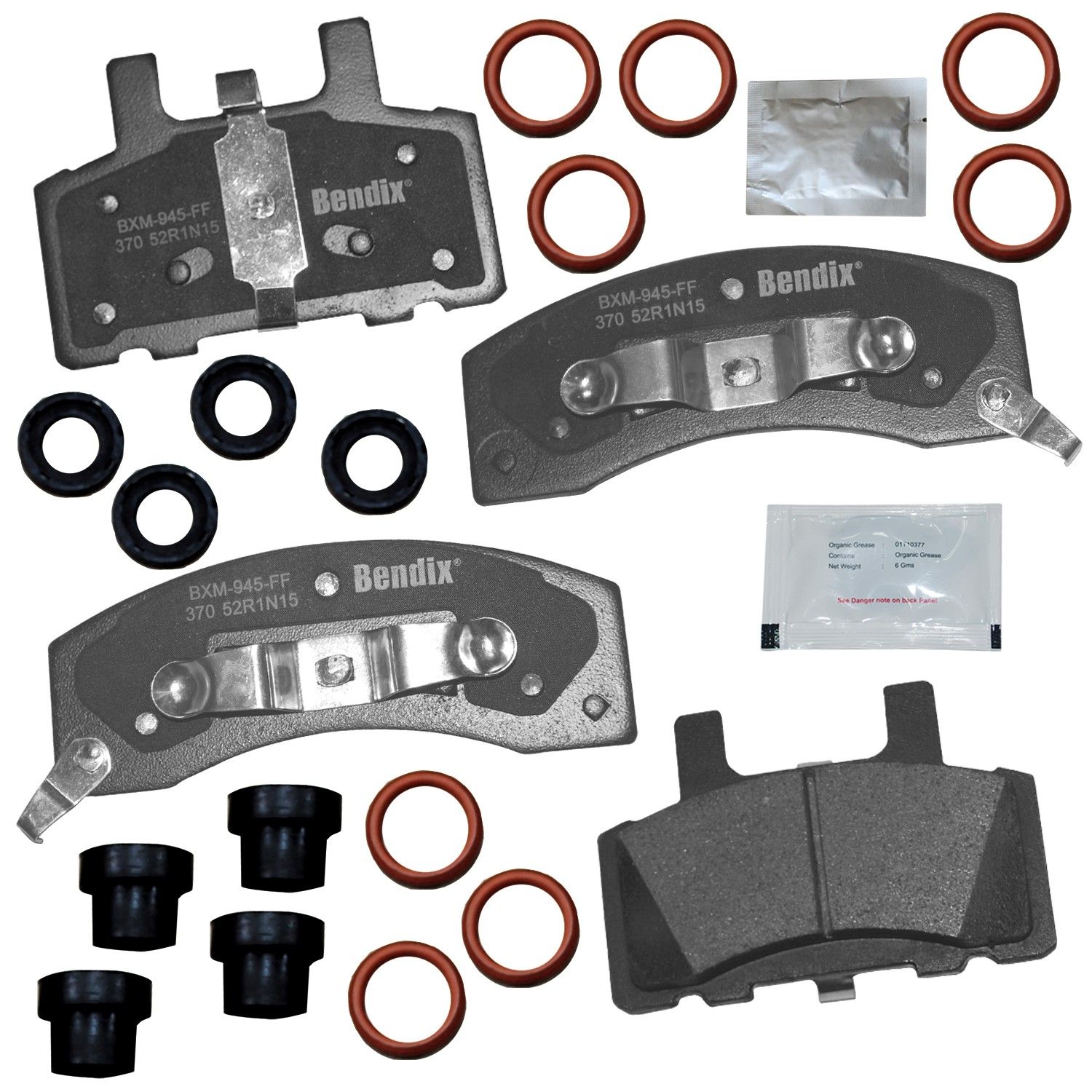 2002, 2001, 2000, 1999, 1998, 1997, 1996 Chevrolet Express 2500 Suburban Disc Brake Pad Set
