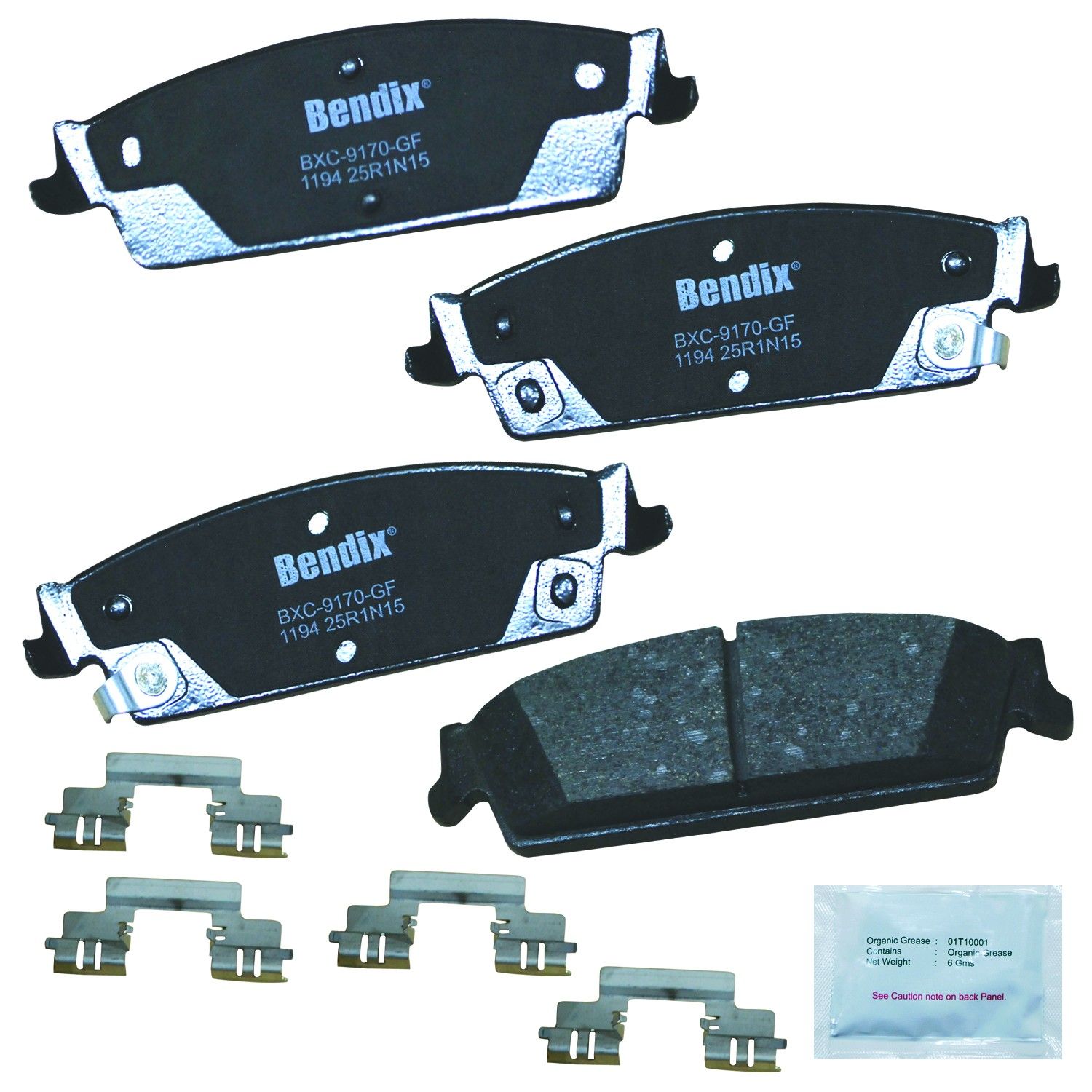 2014, 2013, 2012, 2011, 2010, 2009, 2008, 2007 GMC Yukon Disc Brake Pad Set