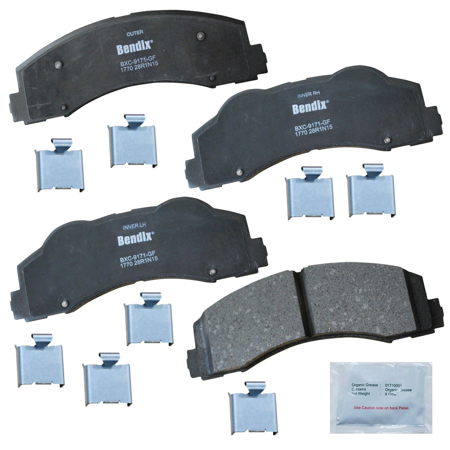 2017, 2016, 2015, 2014, 2013, 2012, 2011, 2010 Ford Expedition Disc Brake Pad Set