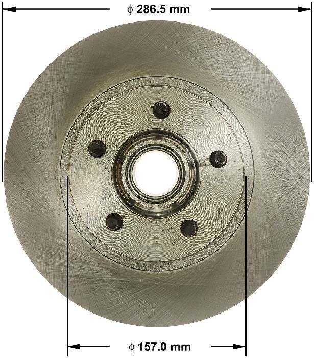 2010 Mazda B2300 Disc Brake Rotor and Hub Assembly