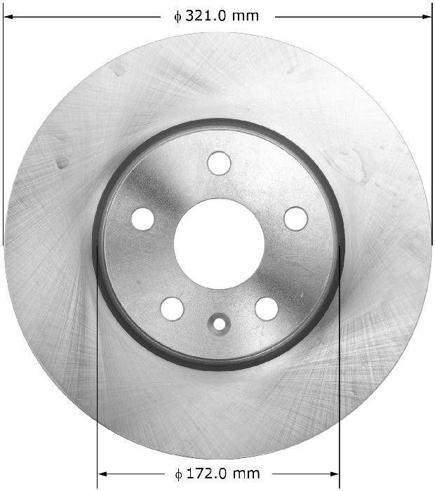 2010 Buick Allure Disc Brake Rotor