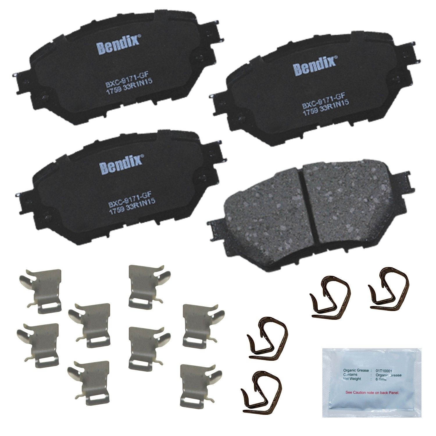 2018, 2017, 2016, 2015, 2014 Mazda 3 Disc Brake Pad Set