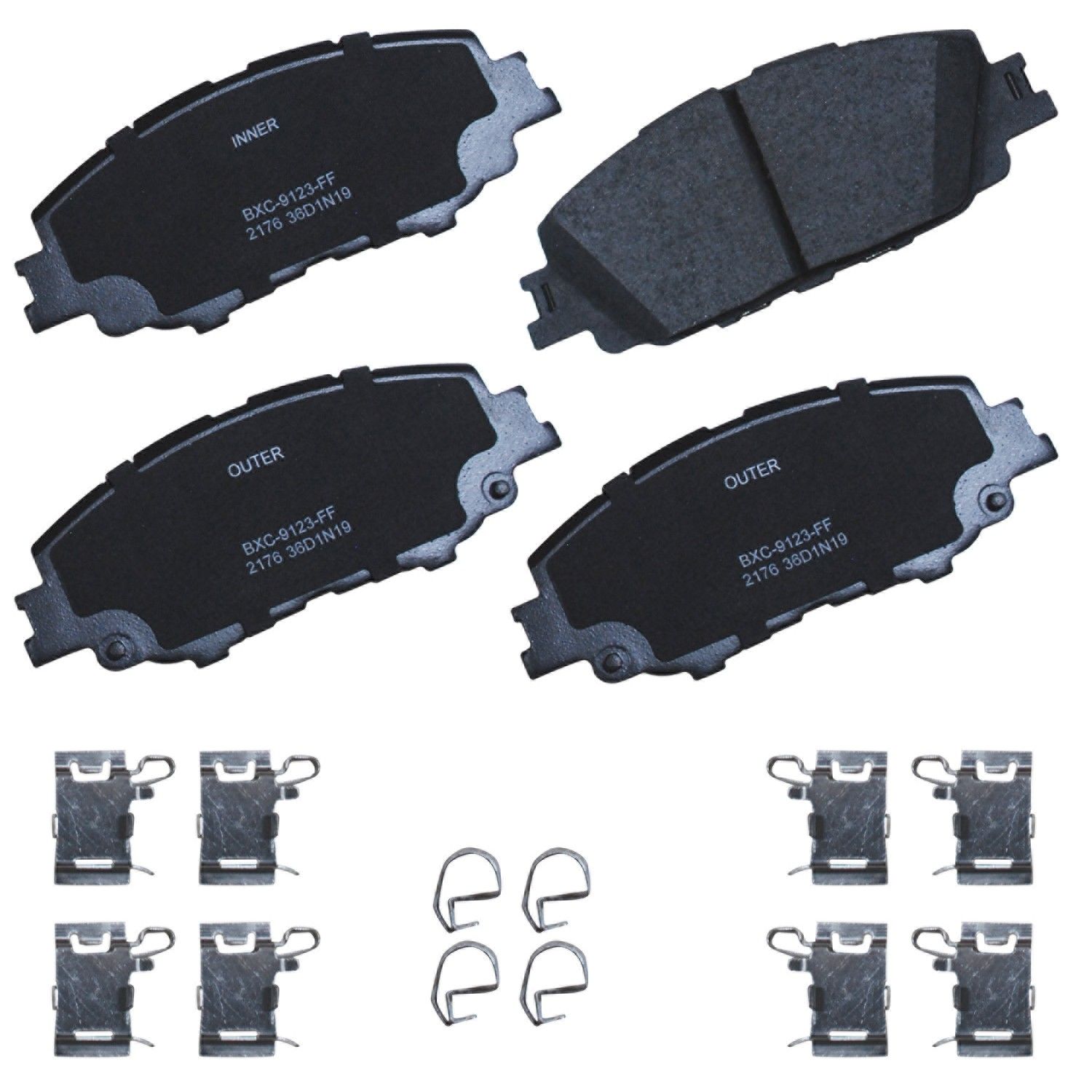 2024, 2023 Toyota Prius Disc Brake Pad Set