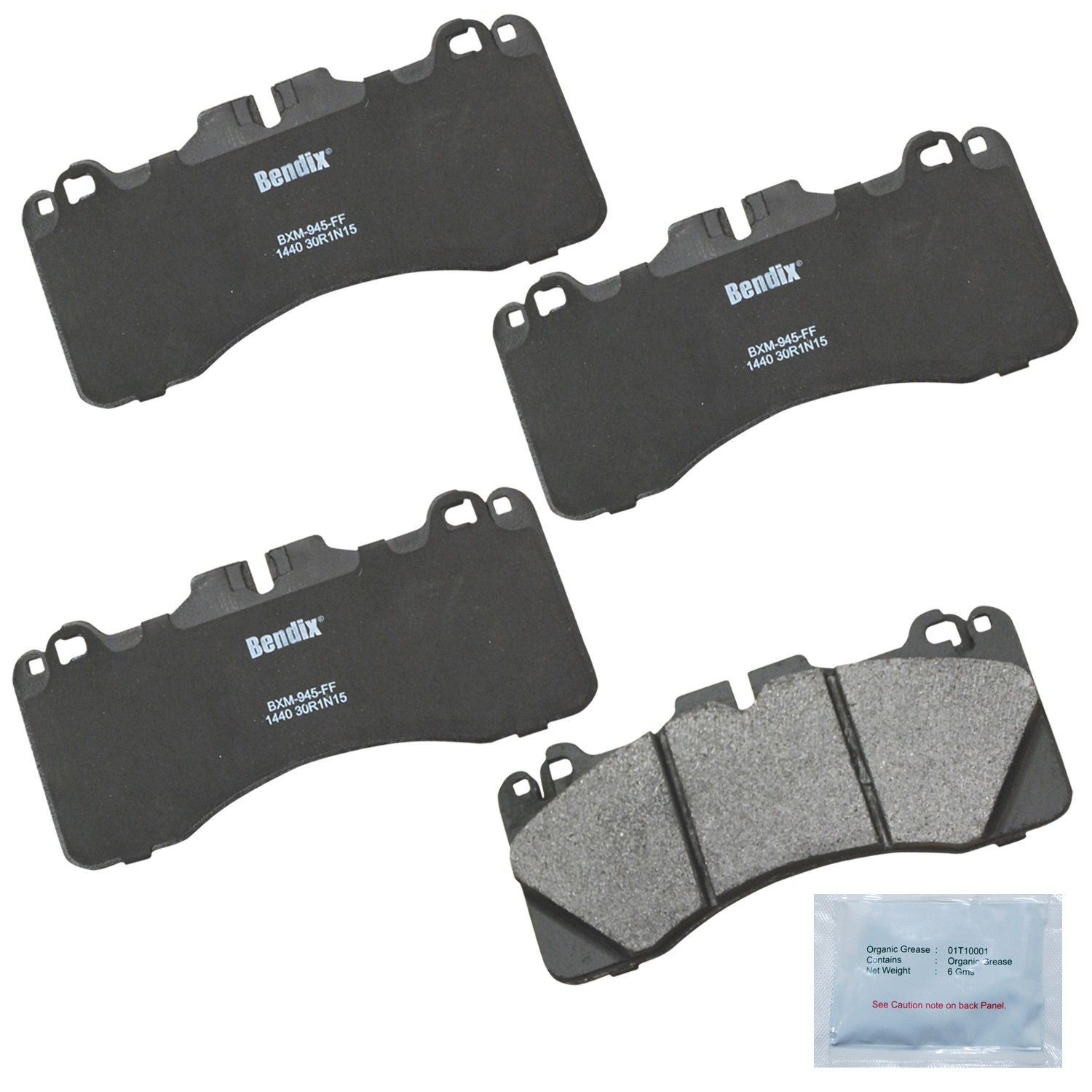 2017, 2016, 2015, 2014, 2013, 2012, 2011, 2010 Lexus LS460 Disc Brake Pad Set