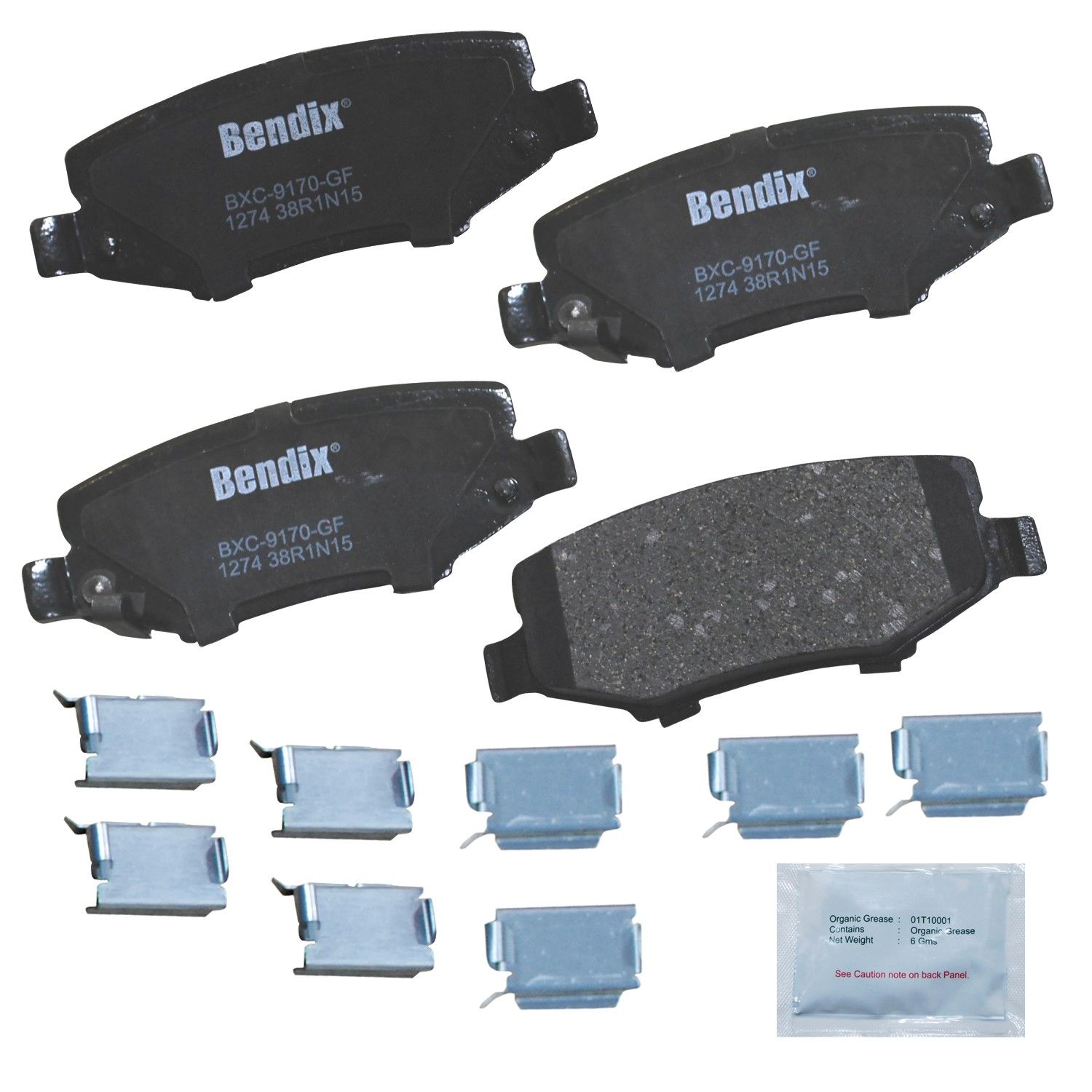 2012, 2011, 2010, 2009, 2008, 2007 Dodge Nitro Disc Brake Pad Set