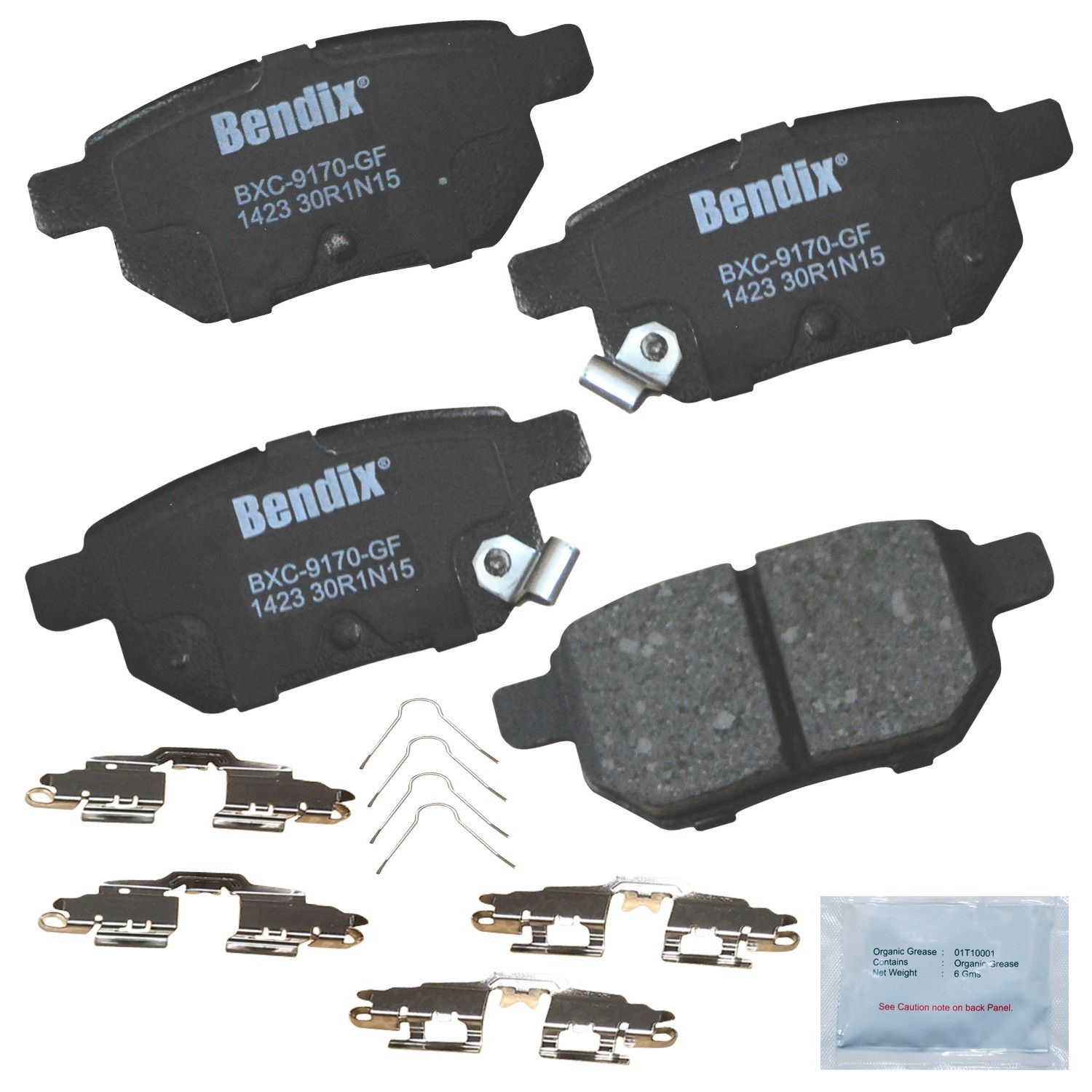 2017, 2016, 2015 Toyota Prius Disc Brake Pad Set