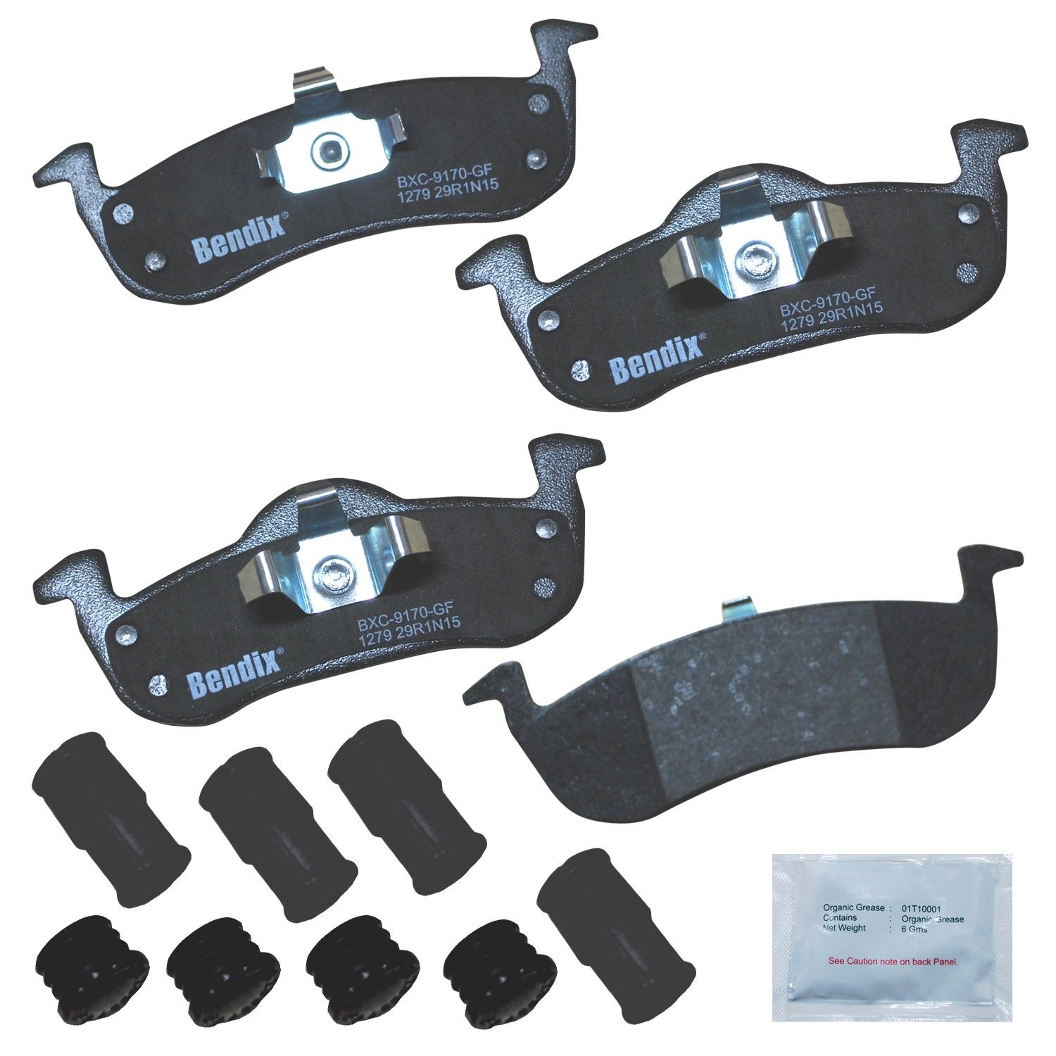 2017, 2016, 2015, 2014, 2013, 2012, 2011, 2010, 2009, 2008, 2007 Ford Expedition Disc Brake Pad Set