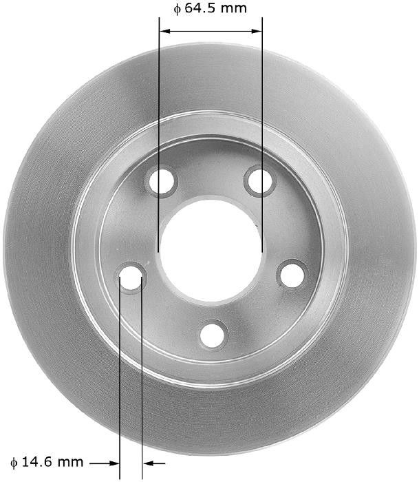 1995 Ford Contour Disc Brake Rotor