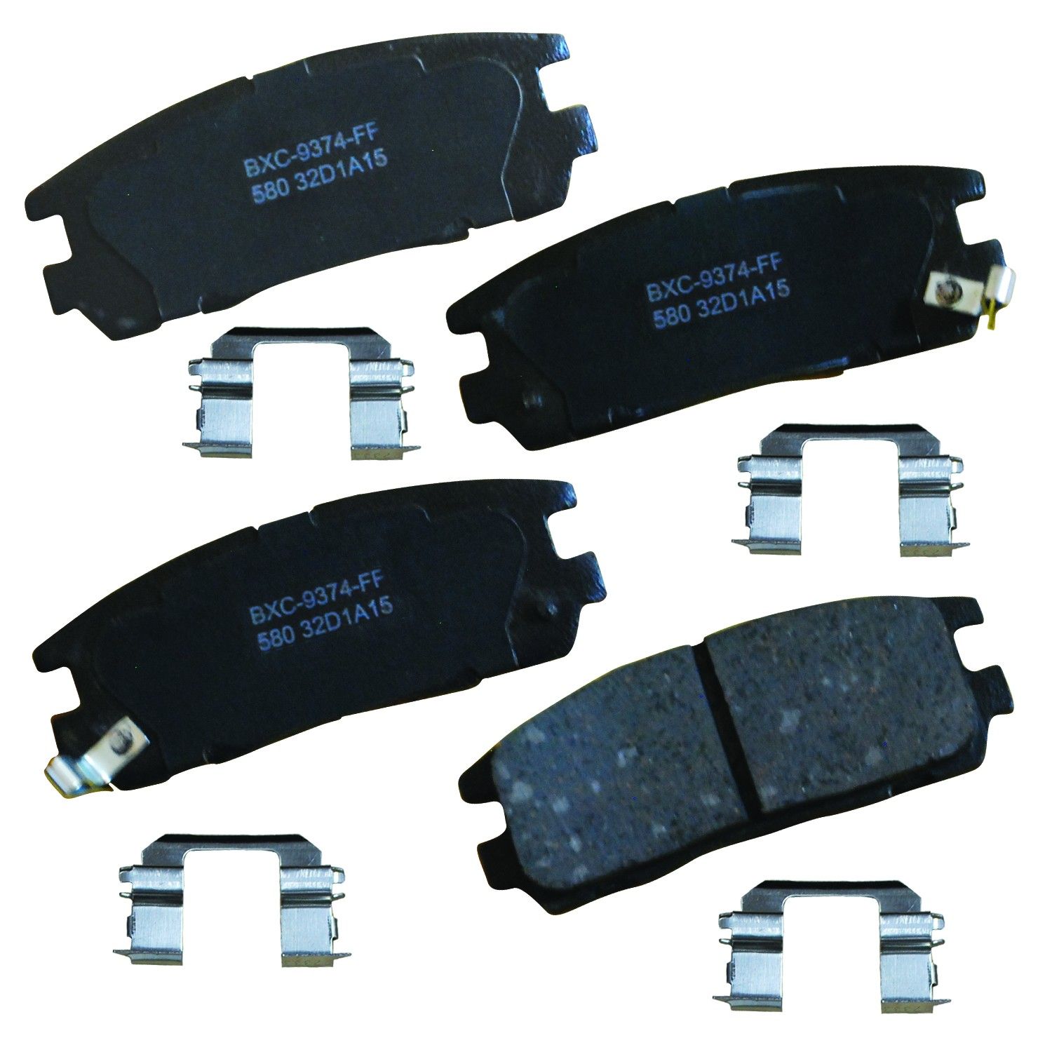 2004, 2003, 2002, 2001, 2000, 1999, 1998, 1997, 1996, 1995, 1994, 1993 Isuzu Rodeo Disc Brake Pad Set