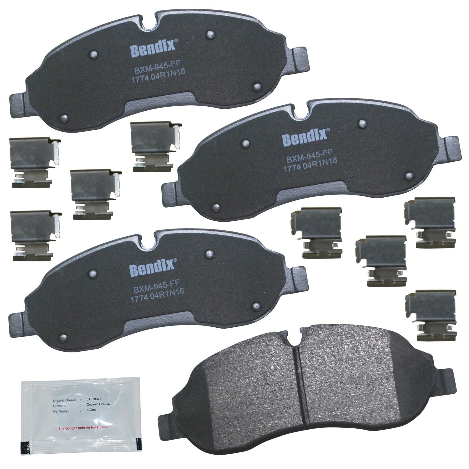 2021, 2020, 2019, 2018, 2017 Ford Transit Disc Brake Pad Set
