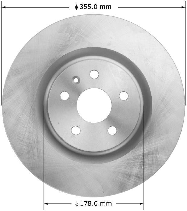 2017, 2016, 2015, 2014 Chevrolet SS Disc Brake Rotor