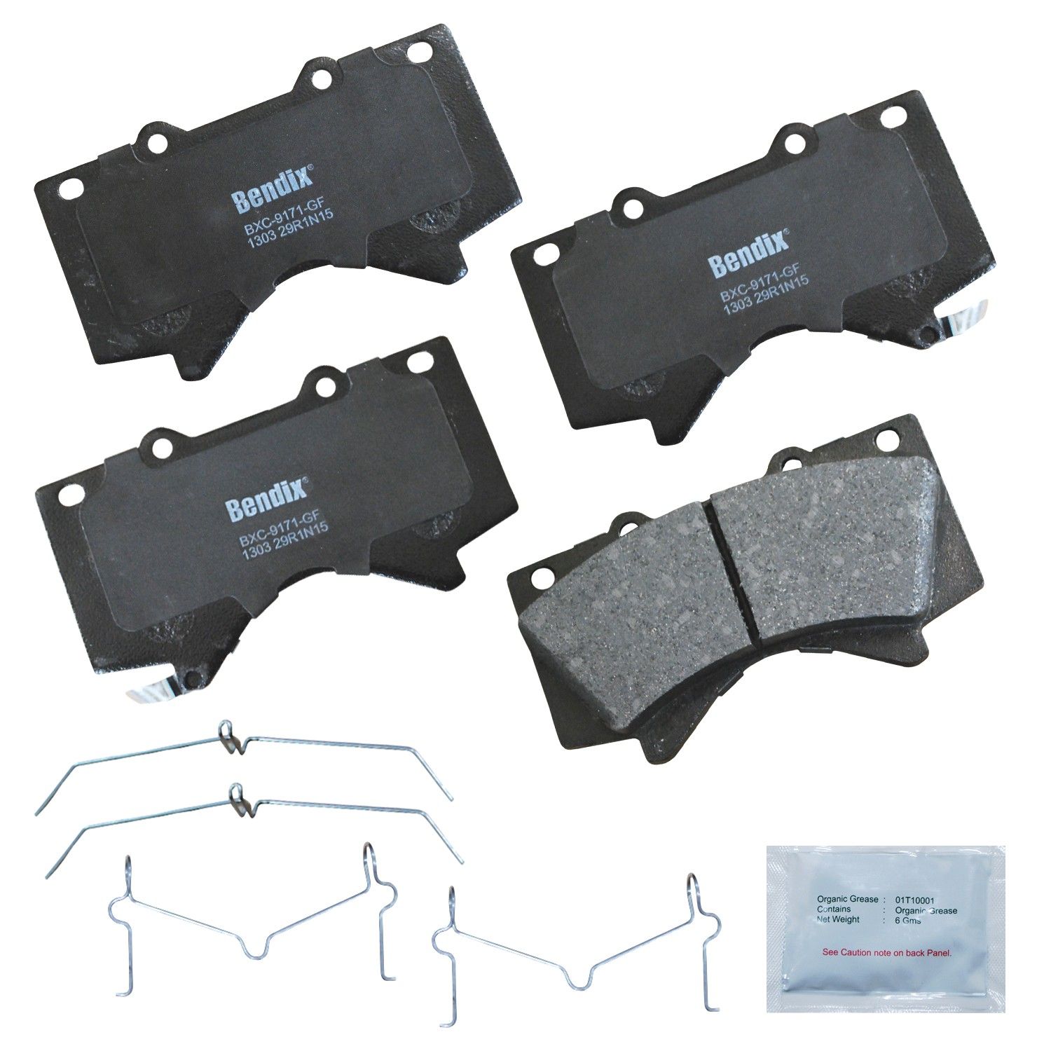 2021, 2020, 2019, 2018, 2017, 2016, 2015, 2014, 2013, 2012, 2011, 2010, 2009, 2008 Lexus LX570 Disc Brake Pad Set