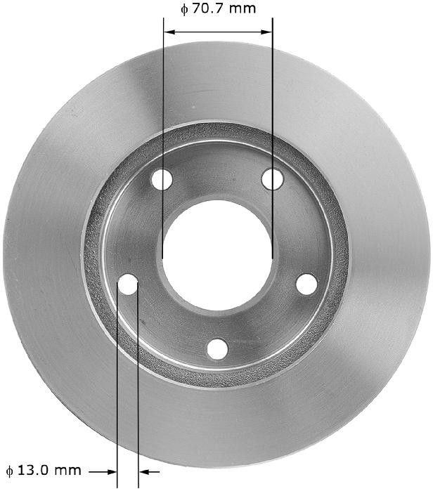 1997, 1996, 1995, 1994, 1993, 1992 GMC Jimmy Disc Brake Rotor