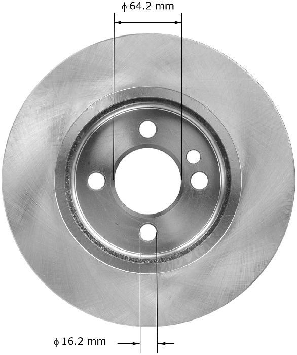 2008, 2007, 2006 Mini Cooper Disc Brake Rotor
