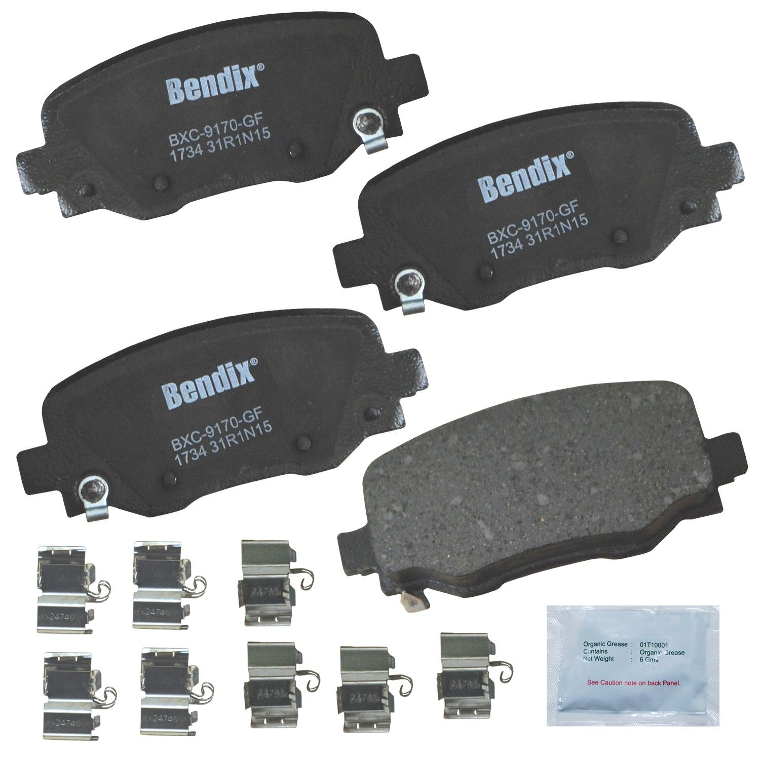 2021, 2020, 2019, 2018, 2017, 2016, 2015, 2014 Jeep Cherokee Disc Brake Pad Set