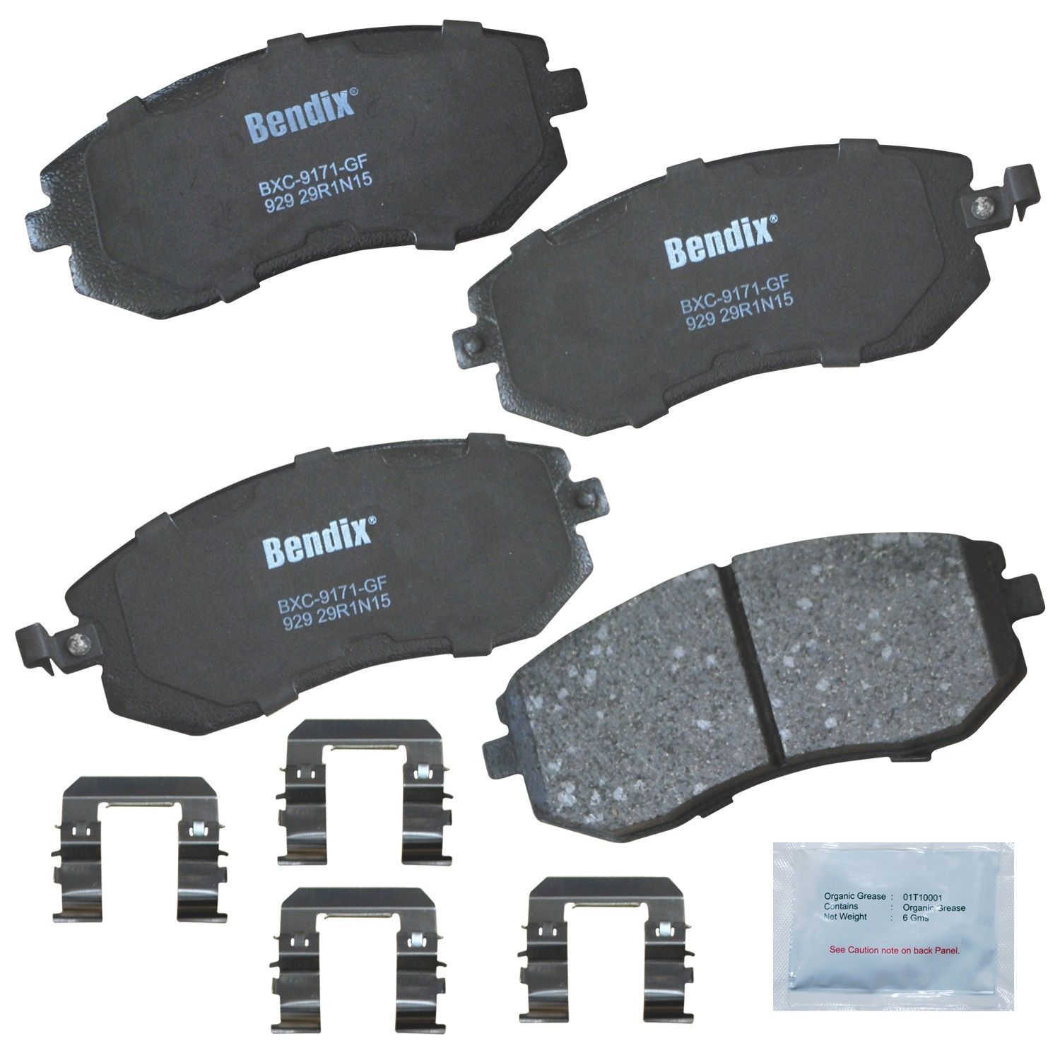 2012, 2011, 2010, 2009, 2008, 2007, 2006, 2005, 2004, 2003, 2002 Subaru Legacy Disc Brake Pad Set