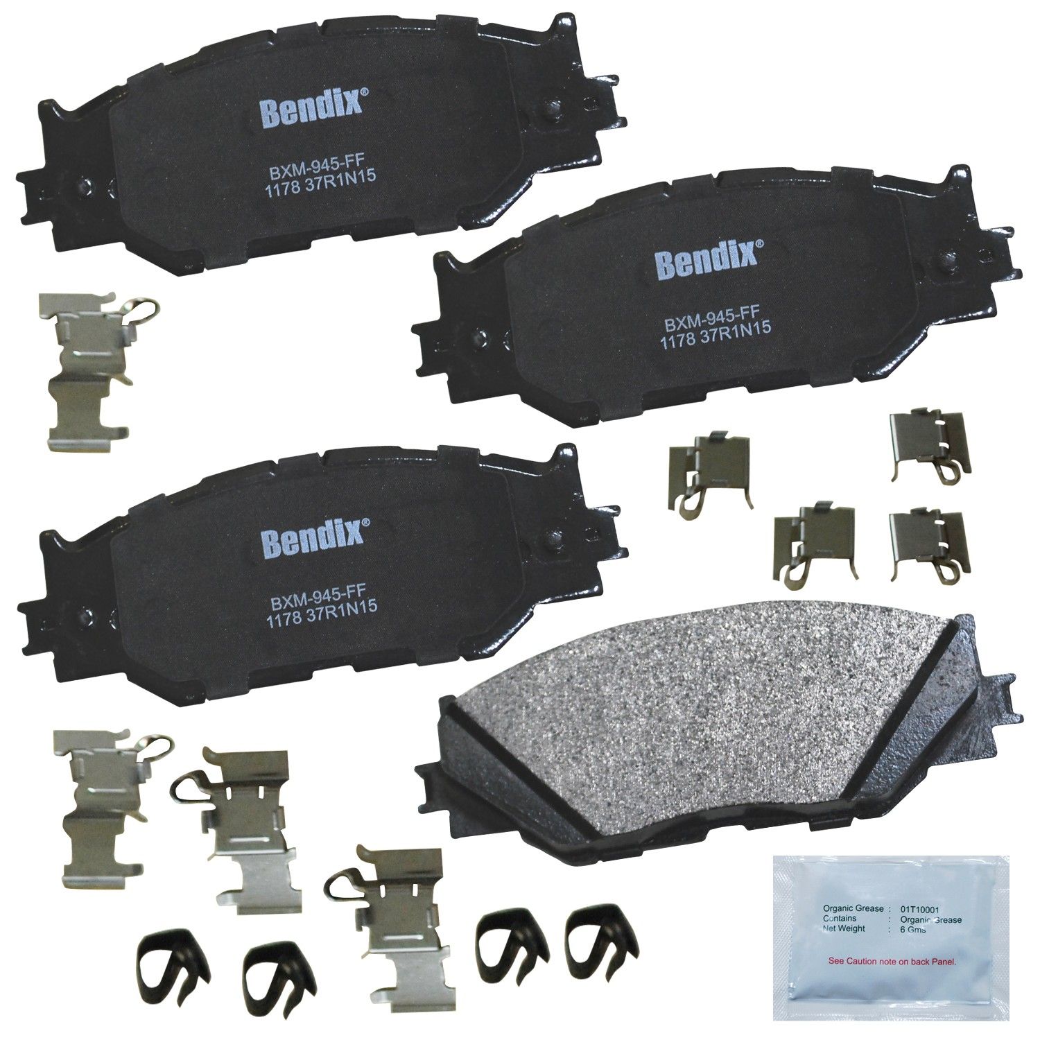 2015, 2014, 2013, 2012, 2011, 2010, 2009, 2008, 2007, 2006 Lexus IS250 Disc Brake Pad Set