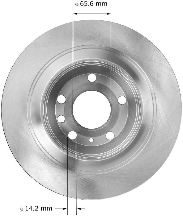 2009, 2008, 2007, 2006, 2005, 2004, 2003, 2002 Saab 9-5 Disc Brake Rotor
