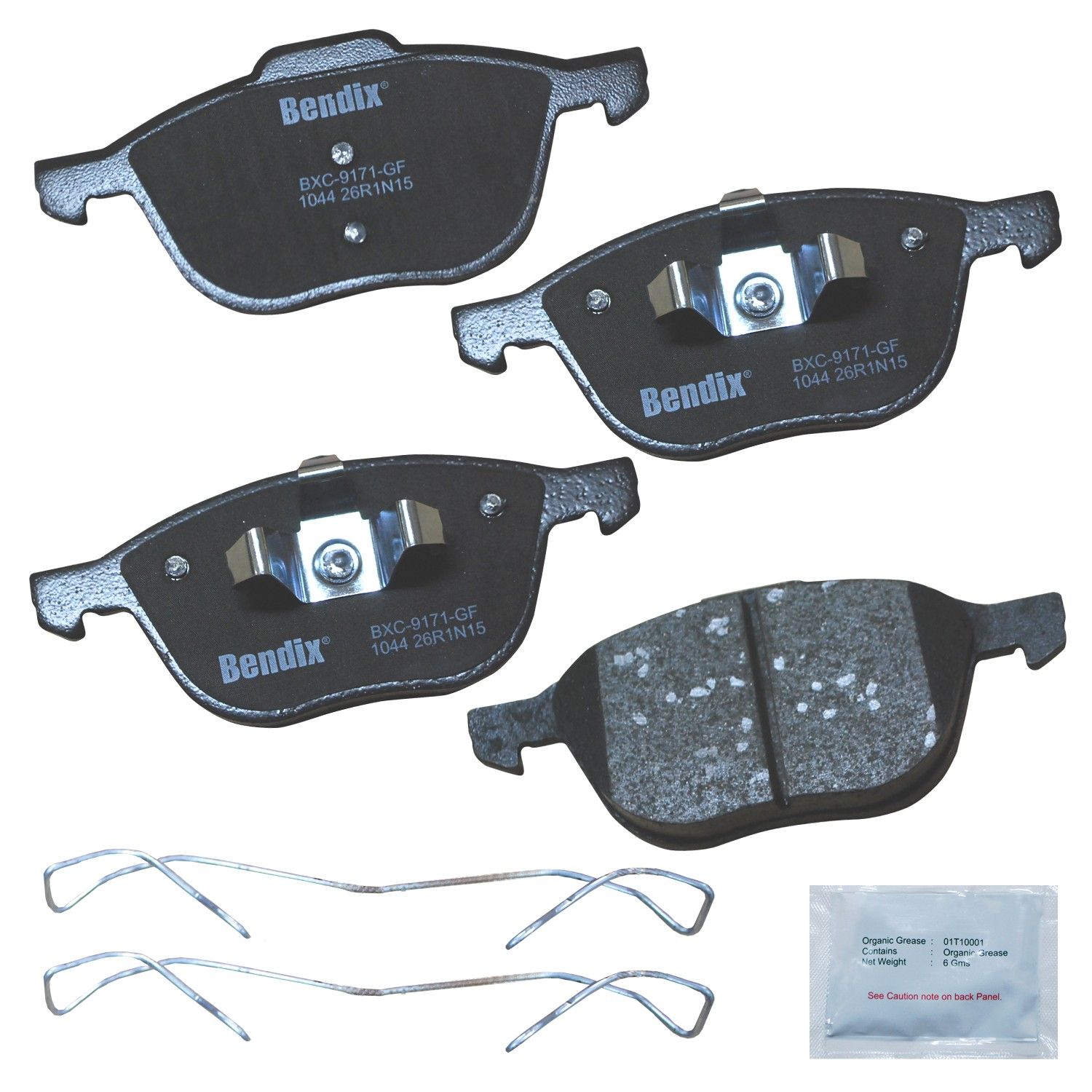 2013, 2012, 2011, 2010, 2009, 2008, 2007, 2006, 2005, 2004 Mazda 3 Disc Brake Pad Set