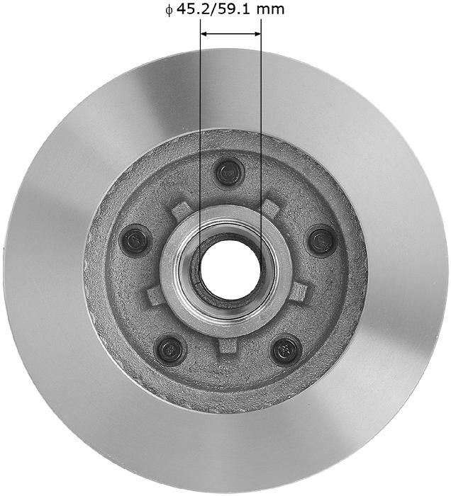 1991 GMC Syclone Disc Brake Rotor