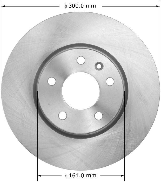 2015, 2014, 2013, 2012, 2011 Chevrolet Volt Disc Brake Rotor