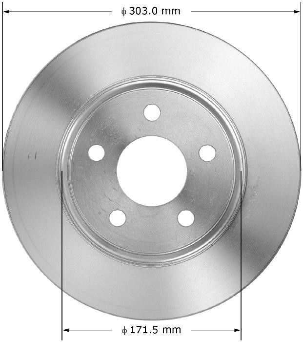 2005, 2004 Chevrolet Impala Disc Brake Rotor