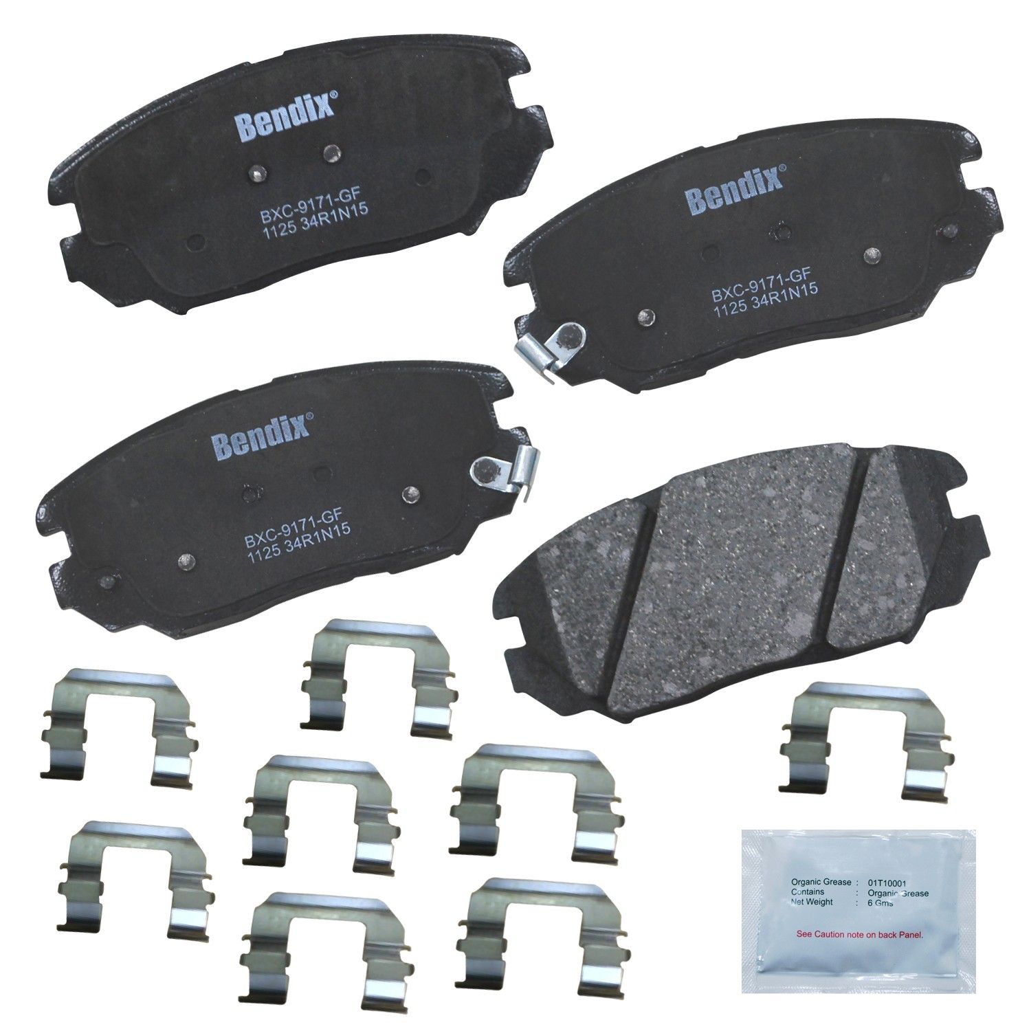 2011, 2010, 2009, 2008, 2007, 2006 Hyundai Azera Disc Brake Pad Set