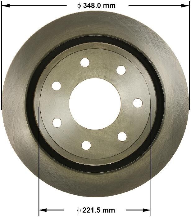 2014, 2013, 2012 Ford F-150 Disc Brake Rotor