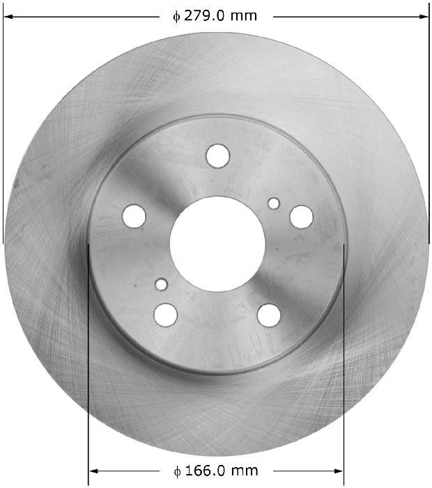 2016, 2015, 2014, 2013, 2012, 2011 Scion tC Disc Brake Rotor