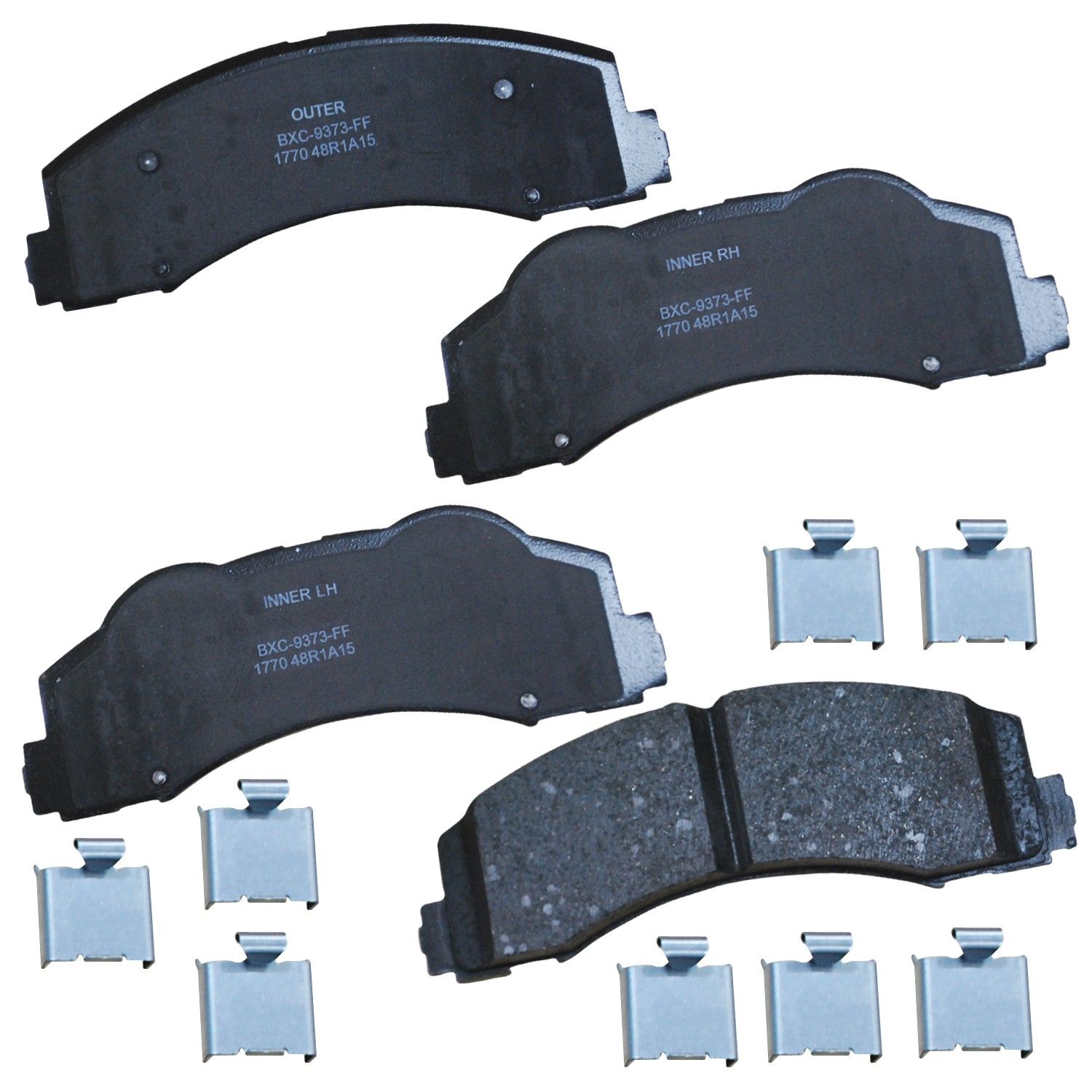 2017, 2016, 2015, 2014, 2013, 2012, 2011, 2010 Ford Expedition Disc Brake Pad Set