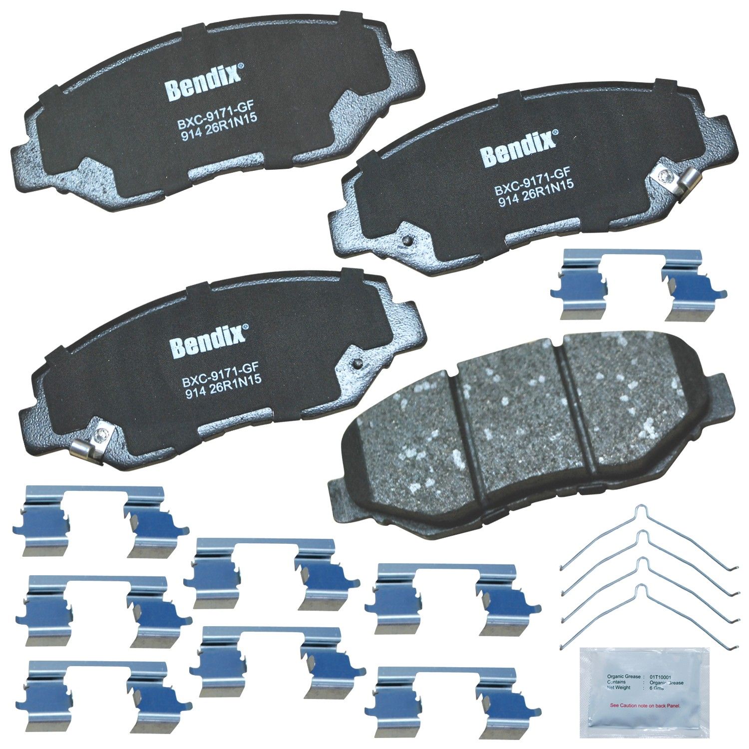 2011, 2010, 2009, 2008, 2007, 2006, 2005, 2004, 2003 Honda Element Disc Brake Pad Set
