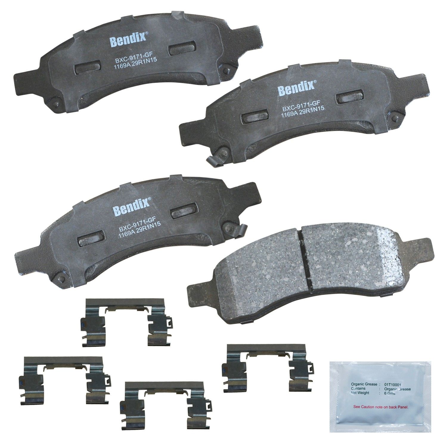 2016, 2015, 2014, 2013, 2012, 2011, 2010, 2009, 2008, 2007 GMC Acadia Disc Brake Pad Set