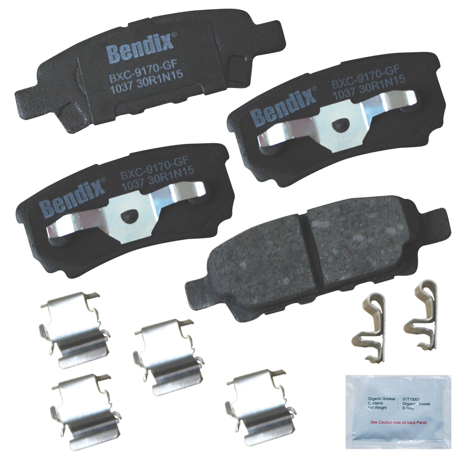 2017, 2016, 2015, 2014, 2013, 2012, 2011, 2010, 2009, 2008, 2007 Jeep Compass Disc Brake Pad Set