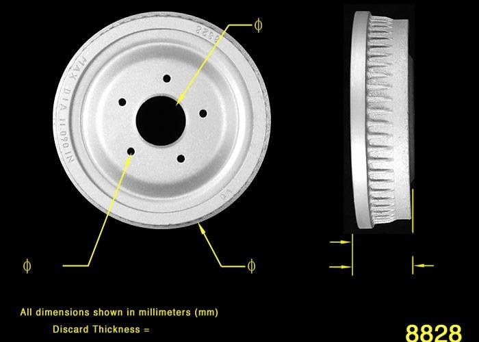 1973 Pontiac GTO Brake Drum