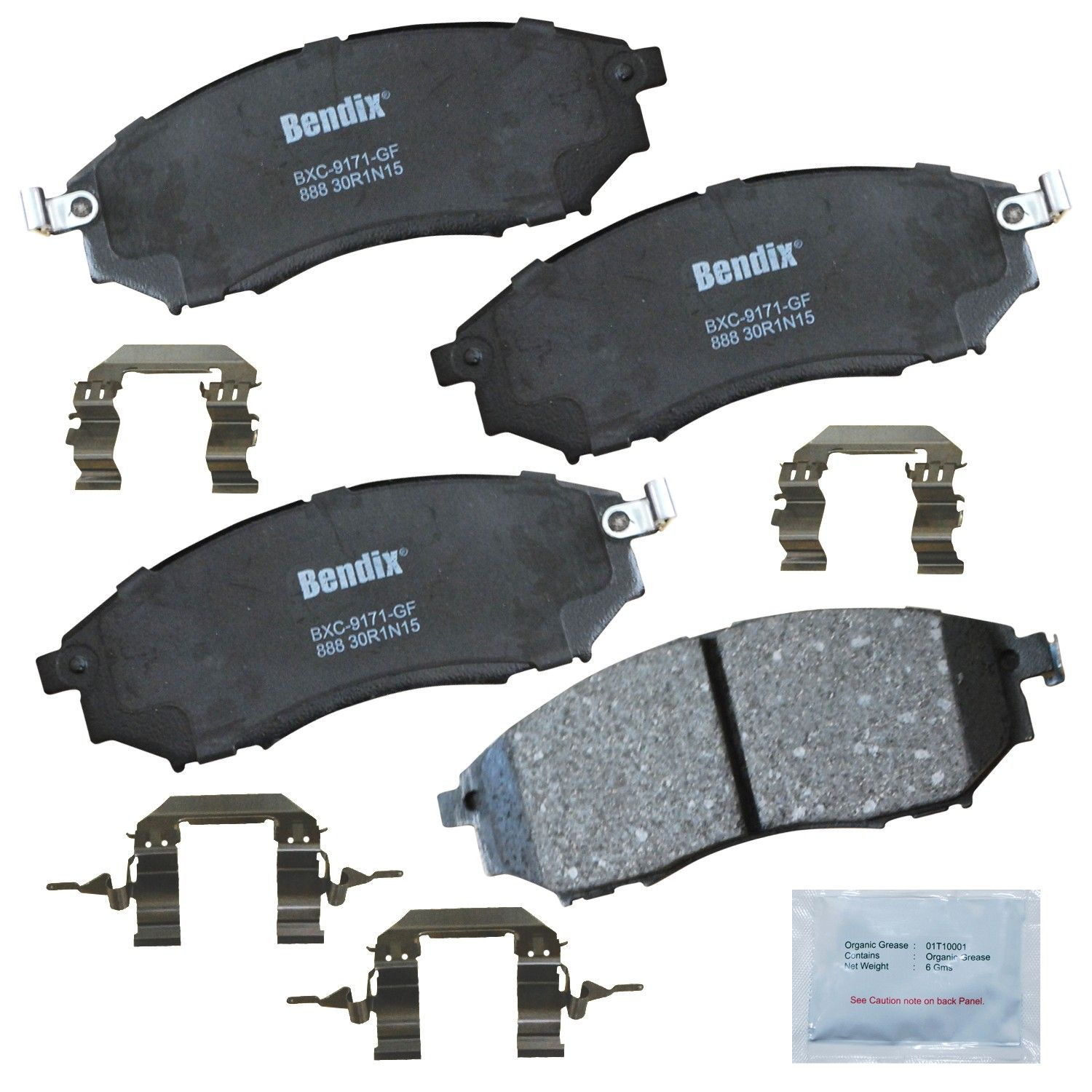 2012, 2011, 2010, 2009, 2008 INFINITI EX35 Disc Brake Pad Set