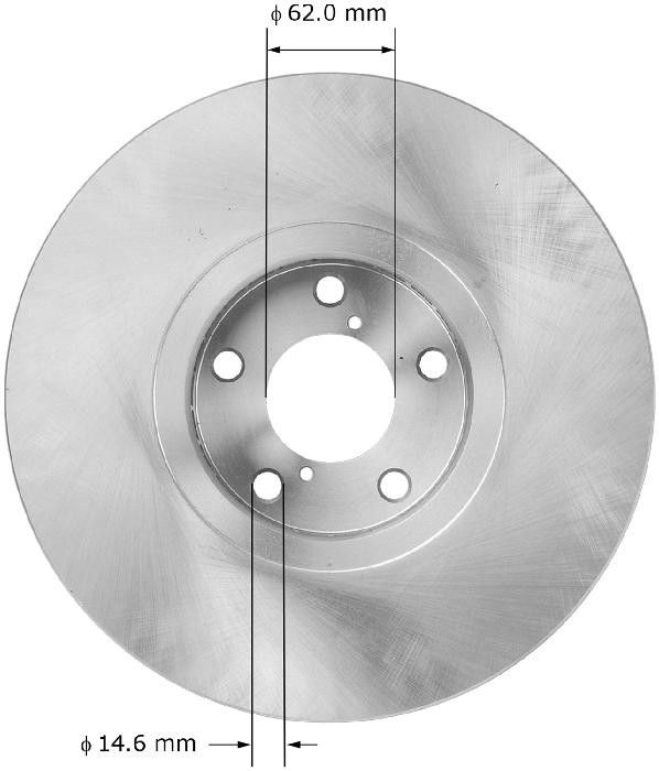 2007, 2006 Lexus GS430 Disc Brake Rotor
