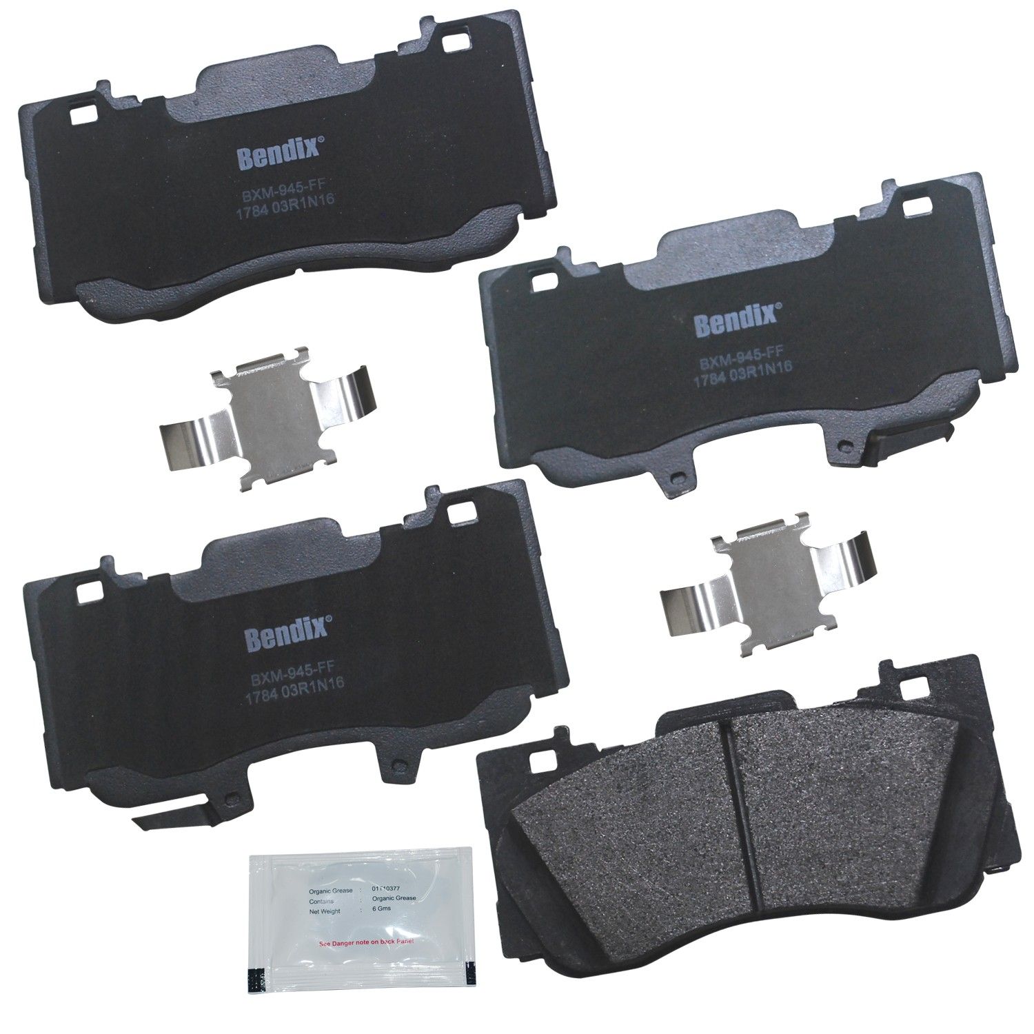 2023, 2022, 2021, 2020, 2019, 2018, 2017, 2016, 2015 Ford Mustang Disc Brake Pad Set