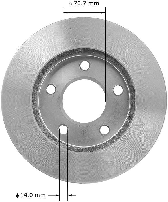 1983, 1982, 1981, 1980 Jeep Cherokee Disc Brake Rotor