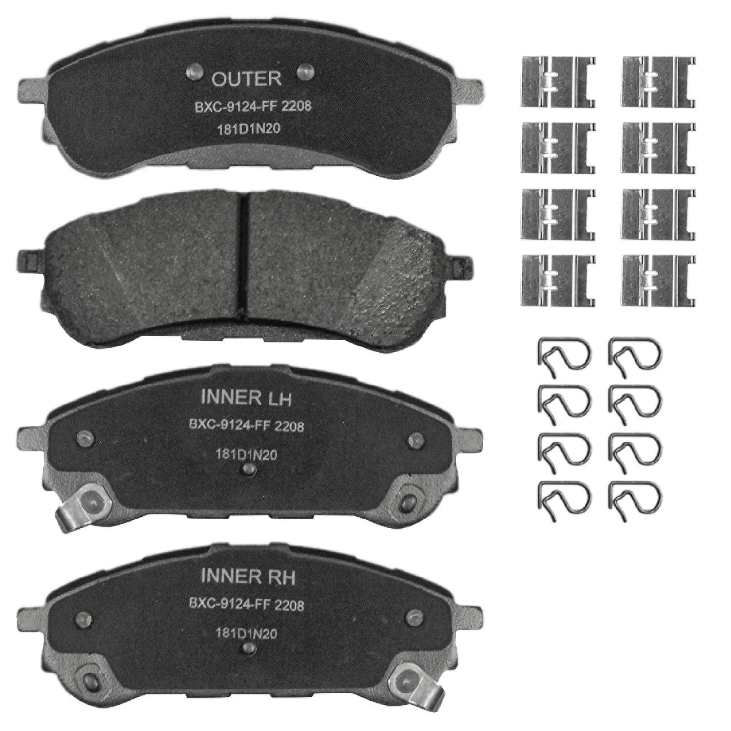 2024, 2023, 2022, 2021, 2020, 2019 Ford Ranger Disc Brake Pad Set
