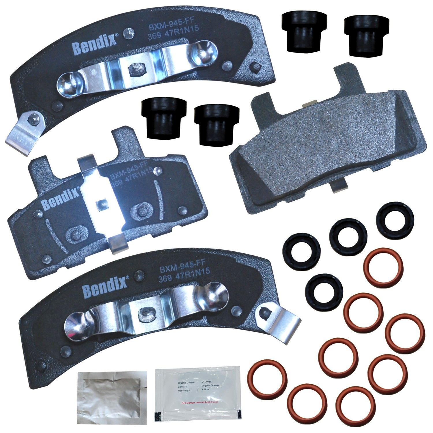 2002, 2001, 2000, 1999, 1998, 1997, 1996, 1995, 1994, 1993, 1992, 1991, 1990 Chevrolet Astro Disc Brake Pad Set