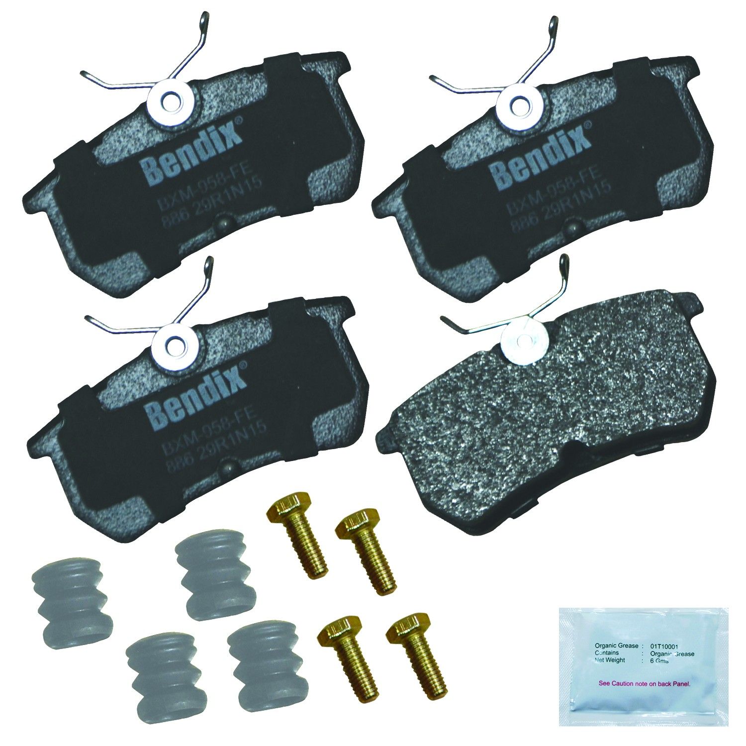 2007, 2006, 2005, 2004, 2003, 2002, 2001, 2000 Ford Focus Disc Brake Pad Set